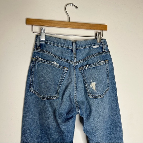 Boyish Billy High Rise Tapered Leg Denim Jeans Starman Distressed - Picture 6 of 11